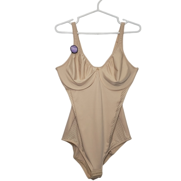 Bali Passion for Comfort Minimizer Body Shaper 40C Nude Beige Shapewear - Picture 2 of 10
